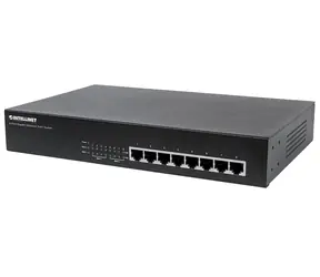 Intellinet Switch 8x GE Desktop PoE+