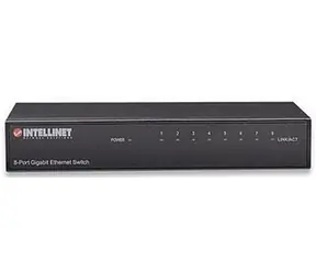 Intellinet Switch 8x GE Office retail / 8- Port / 1000 Mbps