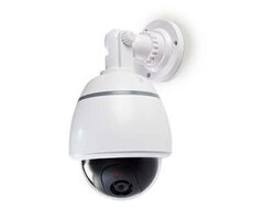 NEDIS DUMCD50WT - Atrapa Bezpečnostné Kamery Biela / Kamera s kopulovým krytom / IP44