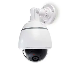 NEDIS DUMCD50WT - Atrapa Bezpečnostné Kamery Biela / Kamera s kopulovým krytom / IP44