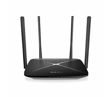 Mercusys AC12 čierna / Router / AC1200 / 1x WAN / 4x LAN