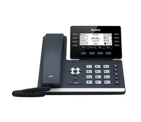 YEALINK SIP-T53W čierna / Telefón VoIP / 3.7" displej / SIP / 2x Gbit LAN / USB / Bluetooth / WiFi