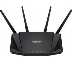 Asus RT-AX58U / WiFi Router AX3000 / 2.4GHz - 574Mbps / 5GHz - 2402Mbps / WAN + 4X LAN / USB 3.1