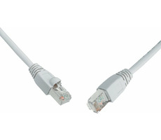 Solarix UTP CAT5E 1m snag proof šedá / Patch kábel / RJ45-RJ45