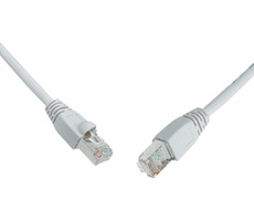 Solarix SFTP CAT5E 0.5m snag proof šedá / Patch kábel / RJ45-RJ45