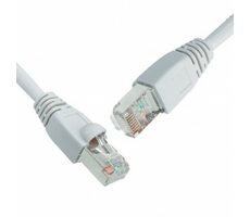 Solarix SFTP CAT5E 10m snag proof šedá / Patch kábel / RJ45-RJ45