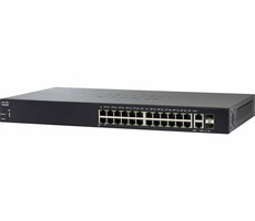 Cisco SF250-24-K9-EU / Switch / 24x RJ-45 10|100 / 2x Combo Gbps / 2x SFP / QoS / VLAN