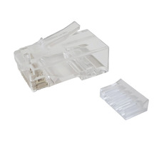 Solarix konektor RJ45 CAT6 pre lanko - 1ks / netienený / skladaný