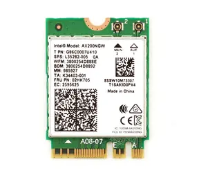 Intel Wi-Fi 6 AX200 NV / Wi-Fi adaptér / M2.2230 / 802.11ax / Dual-Band 2.4 +5GHz / Bluetooth 5.1 / M.2 / AE Key