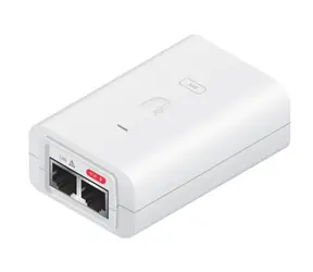 Ubiquiti POE-24-30W-G-WH / PoE adaptér / 24V DC 1.25A / GLAN / Vrátane napájacieho kábla