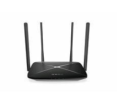 Mercusys AC12 v2 čierna / Router / AC1200 / 1x WAN / 3x LAN