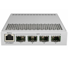 MikroTik CRS305-1G-4S+IN / 4x SFP+ &amp; 1x GLAN / RouterOS alebo SwitchOS