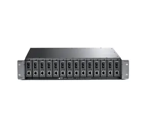 TP-LINK TL-FC1420 šasi pre media konvertory / 14 slotov / 2U rack / 482 x 358 x 86 mm / chladenie