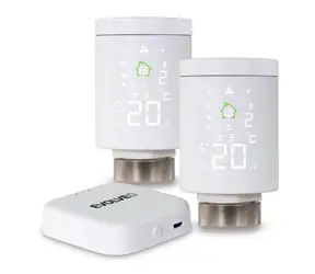 EVOLVEO Heat M30 Starter Pack / 2× múdra termostatická hlavica na radiátor &amp; centrálna jednotka