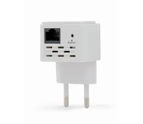 Gembird WNP-RP300-03 / WiFi repeater / 300 Mbps / 1x LAN / 802.11n / biela