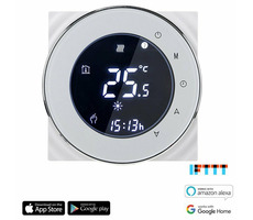 iQtech SmartLife GCLW-W biela / WiFi termostat pre bojlery a kotly s bezpotenciálovým spínaním