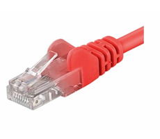 OEM UTP CAT5E 12m / Patch kábel / RJ45-RJ45 / červená