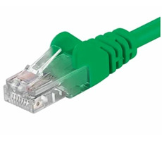 OEM SFTP CAT5E 2.4m / Patch kábel / RJ45-RJ45 / zelená