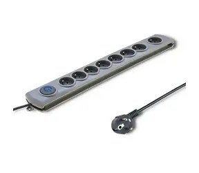 Qoltec 50167 Prepätová ochrana Quick Switch (8 zásuviek) / vypínač / 1.8m