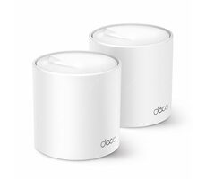 TP-LINK Deco X50 (2-pack) / Wi-Fi systém MESH AX3000 / 2.4 GHz - 574 Mbps / 5 GHz - 2402 Mbps / 3x GLAN