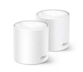 TP-LINK Deco X50 (2-pack) / Wi-Fi systém MESH AX3000 / 2.4 GHz - 574 Mbps / 5 GHz - 2402 Mbps / 3x GLAN
