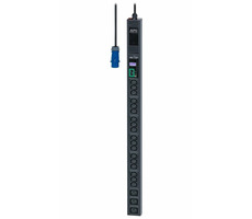 APC Easy PDU Metered ZeroU čierna / 21x C13 &amp; 3x C19 / ZeroU / IEC309 / 11kW / 230V 