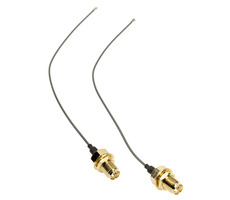 Akasa A-ATC01-150GR I-PEX MHF4L antena / prídavná anténa I-PEX MHF4L na RP-SMA / 15cm / 2ks