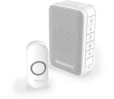 Honeywell Home DC313N bezdrôtový zvonček Series 3/6 melódií/prenosná základňa/design. tlačidlo