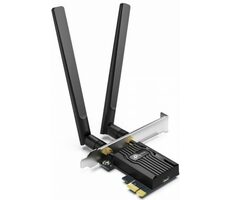 TP-LINK ARCHER TX55E / Wi-Fi PCI-E Adaptér AX3000 / 2.4GHz 574Mbps / 5GHz 2402Mbps / PCI-Express x1