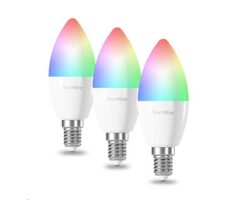Techtoy Chytrá žiarovka (E14) - ZigBee / 6W / RGB / ZigBee / 3ks