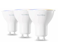 Techtoy Chytrá žiarovka (GU10) - ZigBee / 4.7W / RGB / ZigBee / 3ks