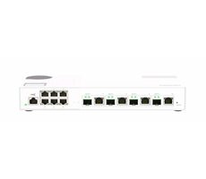 QNAP riadený switch QSW-M2106-4C / 6x 2.5GbE RJ45 / 4x kombinované 10GbE SFP+ / 10GbE RJ-45