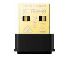 TP-LINK Archer T3U Nano / C1300 Nano bezdrôtový MU-MIMO USB adaptér / 2.4GHz 400Mbps / 5 GHz 867Mbps
