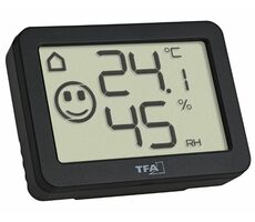 TFA 30.5055.01 čierna / Digitálny teplomer s vlhkomerom