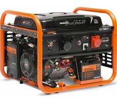 Daewoo GDA7500DPE-3 Benzínová elektrocentrála / 6.5 kW / 2x 230 V / 30 L