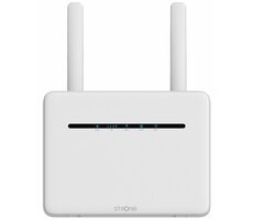 STRONG 4G+ LTE Router 1200 biela / 4G LTE Router / 2.4GHz - 300Mbps / 5GHz - 867Mbps / 1x WAN / 1x SIM slot