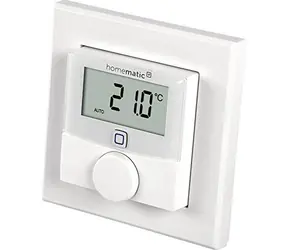 Homematic IP Nástenný termostat so senzorom vlhkosti / IP20 / napájanie 2x AAA