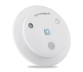 Homematic IP Siréna vnútorná / Akustická (90dB) a optická signalizácia (2x LED) / IP20 / 3x AA