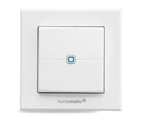 Homematic IP Nástenný diaľkový ovládač HmIP-WRC2-2 / 2 tlačidlá / IP20