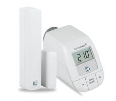 Homematic IP Štartovacia sada - regulácia vykurovania / 1x Termostatická hlavica &amp; 1x Okenný a dverný senzor - magnetický