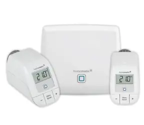 Homematic IP Štartovacia sada - riadenie vykurovania / 1x Centrálna jednotka HmIP-HAP &amp; 2x Termostatická hlavica Basic