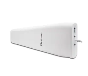 Qoltec 57032 Wi-Fi vnútorná anténa 5G LTE 3m biela / aktívna vnútorná anténa / DUAL / 14dBi / IP67