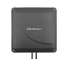 Qoltec 57041 4G LTE vonkajšia anténa 35dBi čierna / DUAL / 2x SMA (M)