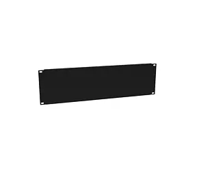 Solarix ZP-03 Záslepka 19" 3U čierna