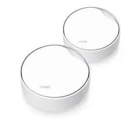 TP-LINK Deco X50-PoE (2-pack) / WiFi systém MESH AX3000 / Dual-Band / 574 +2402 MHz 
