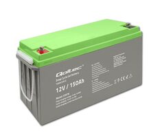 Qoltec Deep Cycle Gél Battery 53078 / Akumulátor / 12V / 150Ah