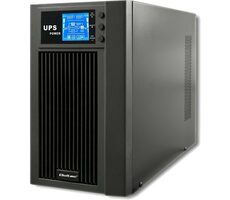 Qoltec 53043 UPS čierna / UPS / 3000VA / 2400W / LCD