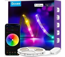 Govee WiFi RGBIC PRE SMART LED pásik 5m / LED pásik / 12W / 220 lm / RGBIC / BT / WiFi