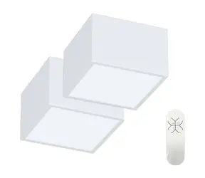 IMMAX NEO súprava 2x CANTO SMART stropné svietidlo 15x15cm 12W biela / Zigbee 3.0 + DO / TUYA