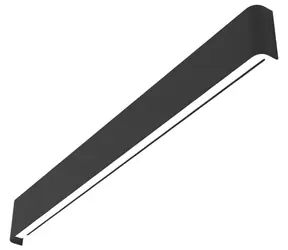 IMMAX NEO LÍNEA SMART nástenné svietidlo 76cm 40W čierna / Zigbee 3.0 / TUYA